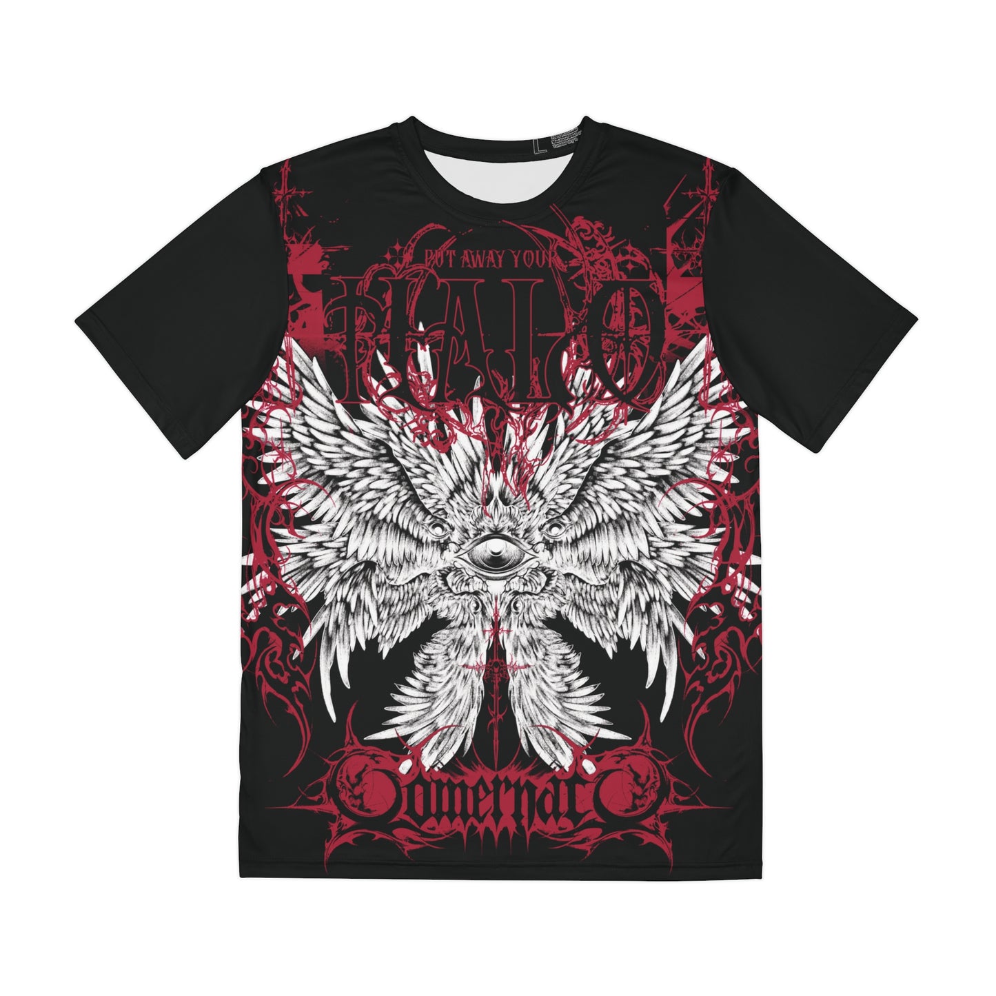Men's Polyester Tee PUT AWAY YOUR HALO